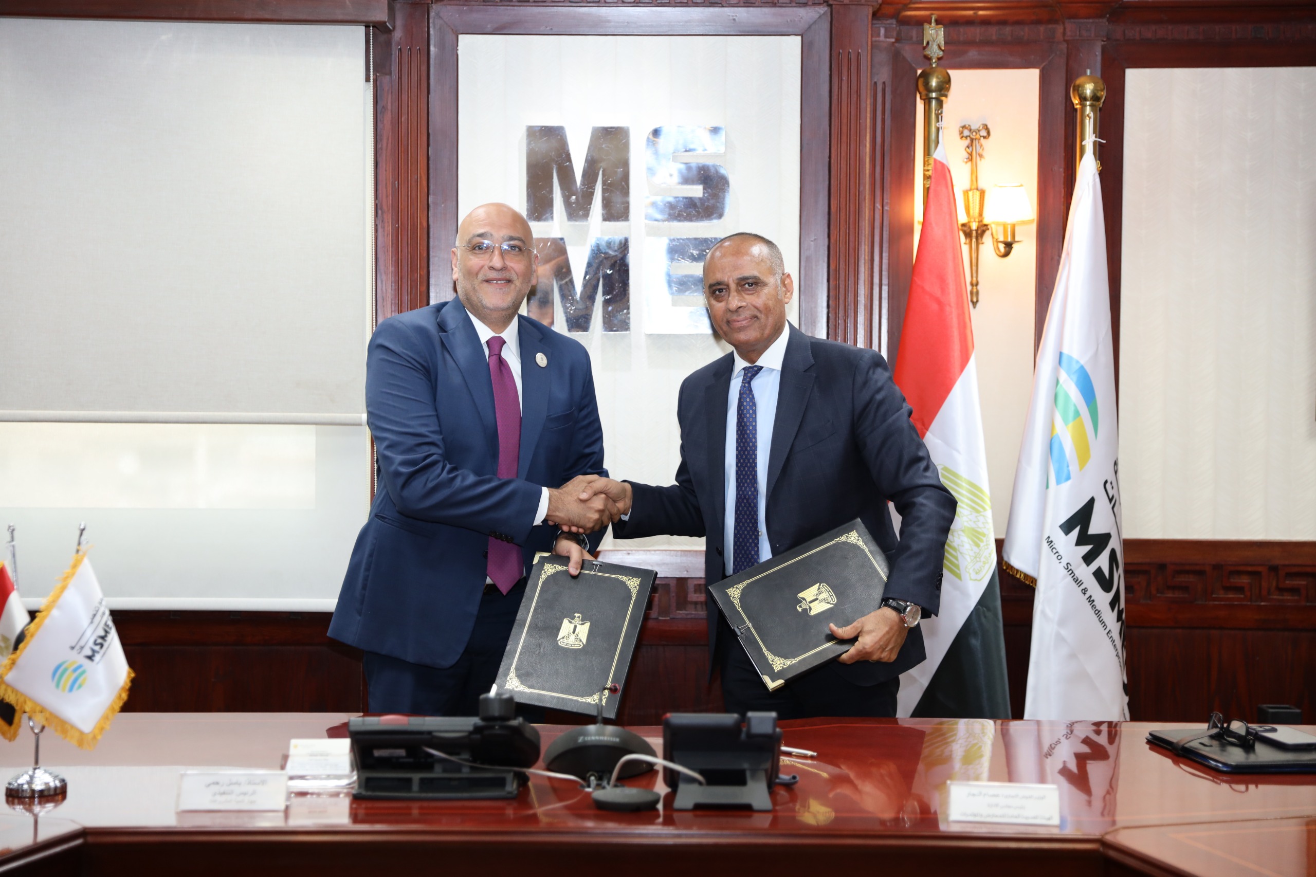 بروتوكول تعاون بين جهاز تنمية المشروعات والهيئة المصرية العامة للمعارض