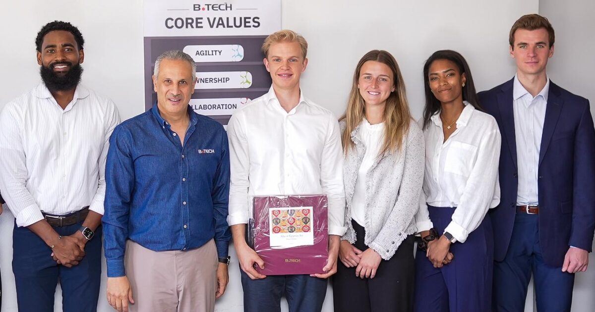 بى تك تستقبل مجموعة من طلاب ماجستير إدارة الأعمال بكلية هارفارد