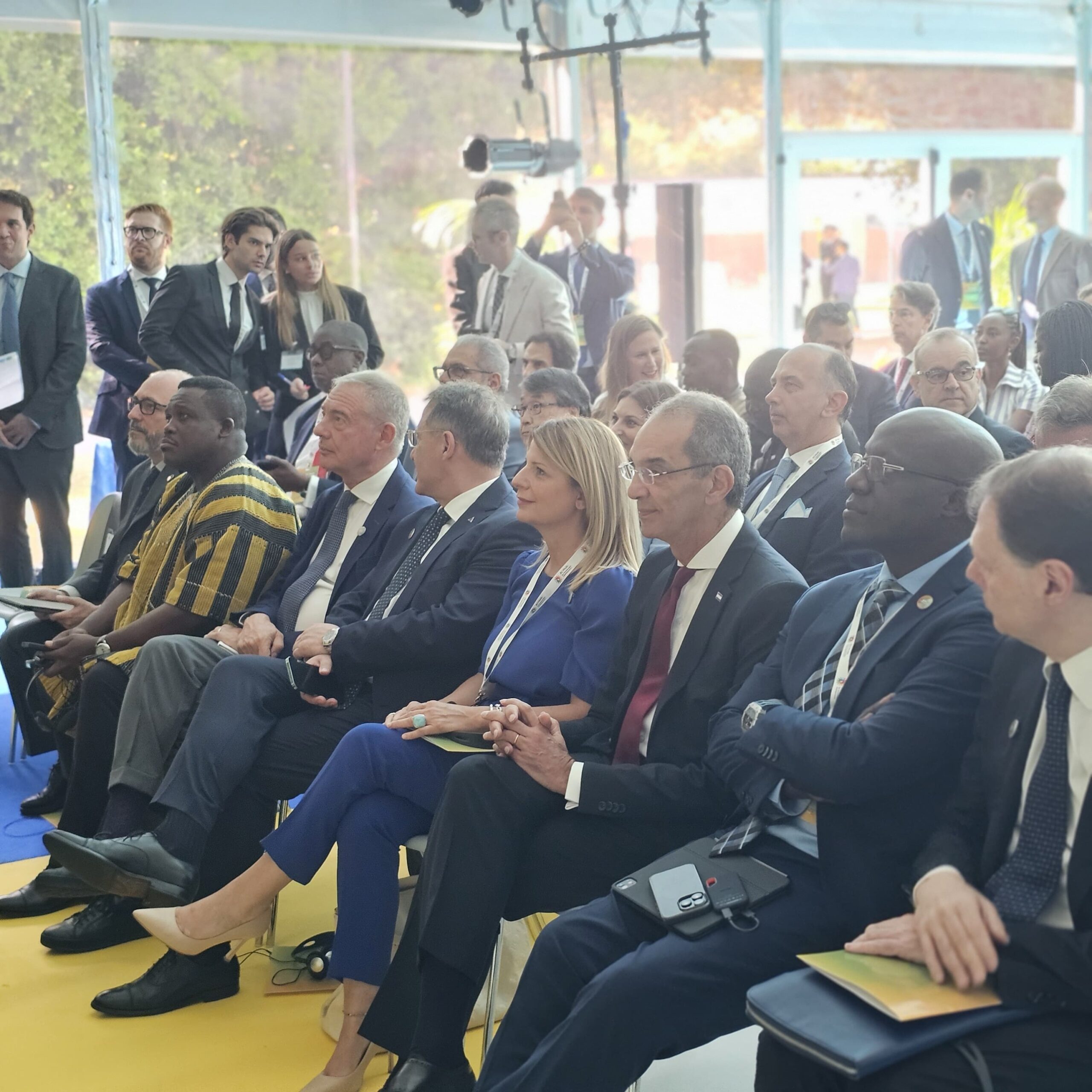 وزير الاتصالات يشارك في إطلاق مركز الذكاء الاصطناعي بروما