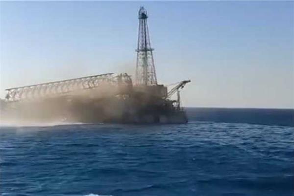 غرق حفار البترول