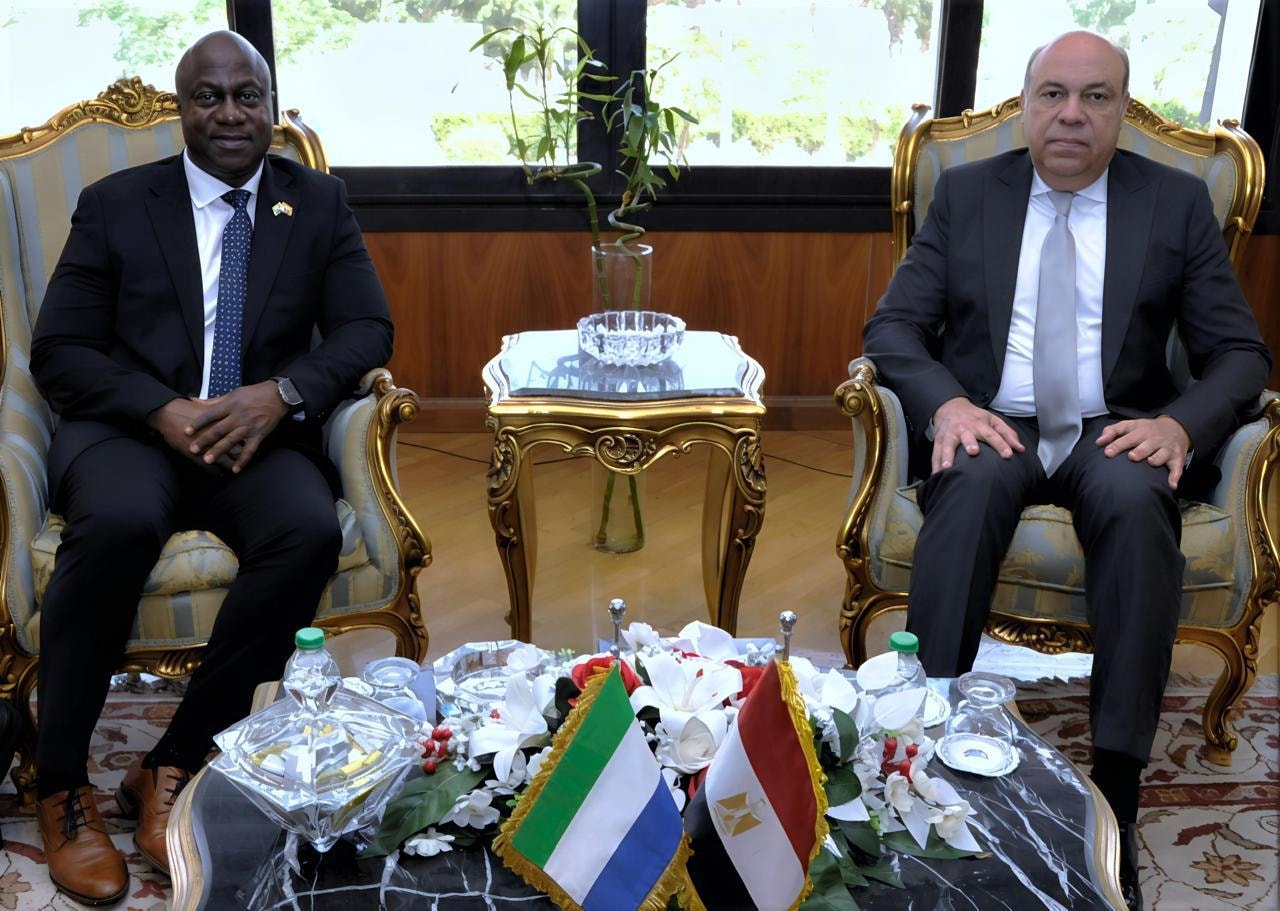 وزير الطيران المدني يبحث مع نظيره السيراليوني سُبل التعاون المشترك في قطاع الطيران المدني