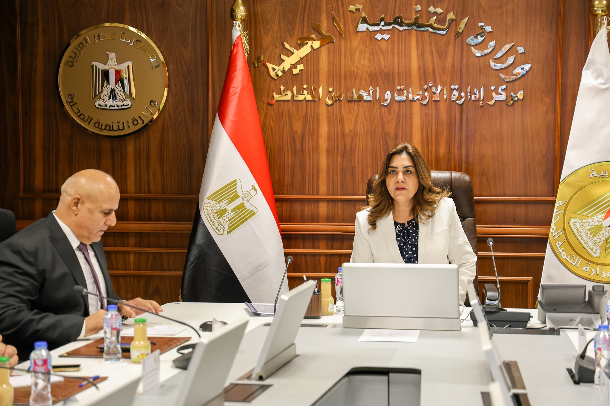 د منال عوض وزيرة التنمية المحلية 